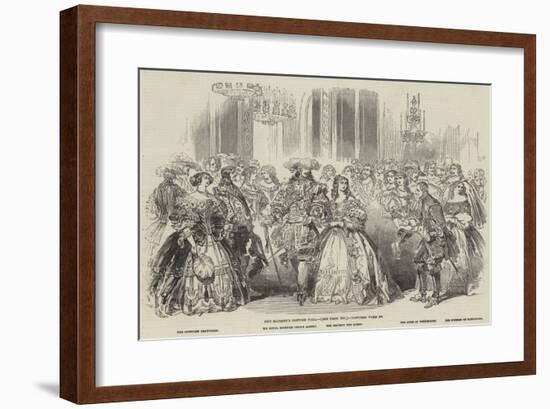 Her Majesty's Costume Ball-null-Framed Giclee Print