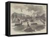 Her Majesty's Departure from Antwerp-null-Framed Stretched Canvas