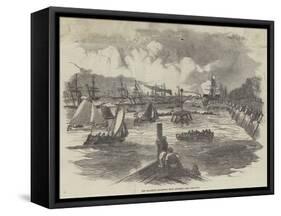 Her Majesty's Departure from Antwerp-null-Framed Stretched Canvas