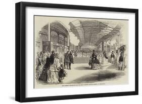 Her Majesty's Departure from the Great Northern Railway Terminus, at King'S-Cross-null-Framed Giclee Print