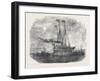 Her Majesty's Departure, the Royal Yacht Leaving Boulogne Harbour-null-Framed Giclee Print