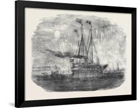 Her Majesty's Departure, the Royal Yacht Leaving Boulogne Harbour-null-Framed Giclee Print