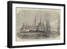 Her Majesty's Despatch Gun-Boats, Lynx, Beagle, Arrow, and Viper-Edwin Weedon-Framed Giclee Print