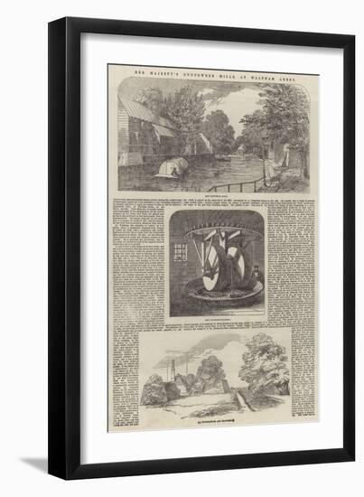 Her Majesty's Gunpowder Mills, at Waltham Abbey-null-Framed Giclee Print