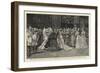 Her Majesty's Jubilee, 21 June 1887, the Queen Embracing the Princess of Wales in Westminster Abbey-null-Framed Giclee Print