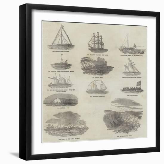 Her Majesty's Marine Excursion-null-Framed Giclee Print