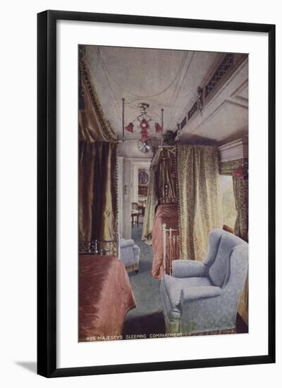 Her Majesty's Sleeping Compartment-null-Framed Photographic Print