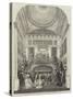 Her Majesty's State Ball, the Grand Staircase at Buckingham Palace-null-Stretched Canvas