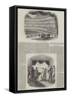 Her Majesty's State Visit to the Italian Opera-null-Framed Stretched Canvas