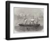 Her Majesty's Troop-Ship Transit, Refitting and Receiving Stores for China in Portsmouth Harbour-Edwin Weedon-Framed Premium Giclee Print