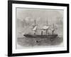 Her Majesty's Troop-Ship Transit, Refitting and Receiving Stores for China in Portsmouth Harbour-Edwin Weedon-Framed Giclee Print