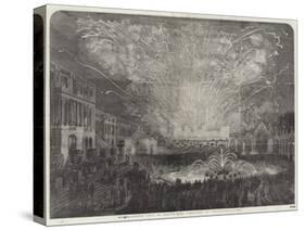 Her Majesty's Visit to France, the Fireworks at Versailles-null-Stretched Canvas
