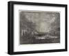 Her Majesty's Visit to France, the Fireworks at Versailles-null-Framed Giclee Print