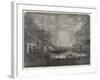 Her Majesty's Visit to France, the Fireworks at Versailles-null-Framed Giclee Print