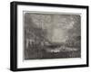 Her Majesty's Visit to France, the Fireworks at Versailles-null-Framed Giclee Print