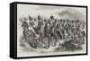 Her Majesty's Visit to France, the French Guides-null-Framed Stretched Canvas