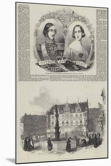 Her Majesty's Visit to Germany-Charles Baugniet-Mounted Giclee Print