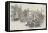 Her Majesty's Visit to Harrow School-null-Framed Stretched Canvas