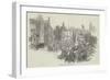 Her Majesty's Visit to Harrow School-null-Framed Giclee Print