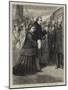 Her Majesty's Visit to Hughenden, at the Railway Station, High Wycombe-Godefroy Durand-Mounted Giclee Print