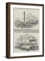 Her Majesty's Visit to Hull and Grimsby-null-Framed Giclee Print