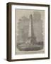 Her Majesty's Visit to Ireland, the Wellington Monument, Phoenix Park, Dublin-null-Framed Giclee Print