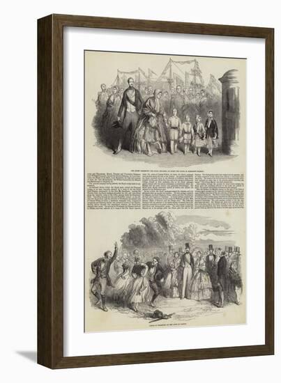 Her Majesty's Visit to Ireland-null-Framed Giclee Print