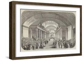 Her Majesty's Visit to Lancashire-null-Framed Giclee Print