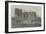 Her Majesty's Visit to Paris, Notre Dame, from the Seine-null-Framed Giclee Print
