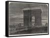 Her Majesty's Visit to Paris, the Arc De Triomphe De L'Etoile, Illuminated-null-Framed Stretched Canvas