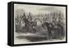 Her Majesty's Visit to Paris, the Imperial Cent Gardes-null-Framed Stretched Canvas
