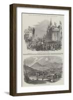 Her Majesty's Visit to Scotland-null-Framed Giclee Print