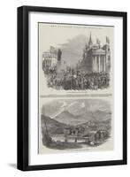 Her Majesty's Visit to Scotland-null-Framed Giclee Print