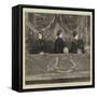 Her Majesty's Visit to the Albert Hall, the Royal Box-null-Framed Stretched Canvas