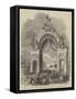 Her Majesty's Visit to the Art-Treasures Exhibition, Manchester, Triumphal Arch at Old Trafford-null-Framed Stretched Canvas