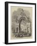 Her Majesty's Visit to the Art-Treasures Exhibition, Manchester, Triumphal Arch at Old Trafford-null-Framed Giclee Print