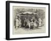 Her Majesty the Queen and Some of the Royal Family Having Breakfast in the Gardens of Osborne House-null-Framed Giclee Print