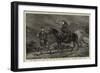 Her Majesty the Queen and the Late Mr John Brown, from a Photograph Taken in 1863-null-Framed Giclee Print