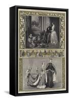 Her Majesty the Queen and the Prince Consort-Edwin Landseer-Framed Stretched Canvas