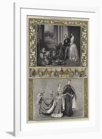 Her Majesty the Queen and the Prince Consort-Edwin Landseer-Framed Giclee Print