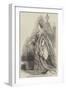 Her Majesty the Queen Ascending the Throne in the House of Lords-null-Framed Giclee Print