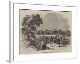 Her Majesty the Queen at Hatfield-null-Framed Giclee Print