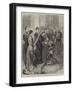 Her Majesty the Queen Decorating Officers Engaged in the Afghan and Zulu Wars, at Windsor Castle-null-Framed Giclee Print