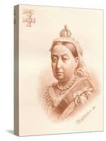 Her Majesty the Queen, Empress of India, 1884-Rudolf Blind-Stretched Canvas