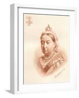 Her Majesty the Queen, Empress of India, 1884-Rudolf Blind-Framed Giclee Print