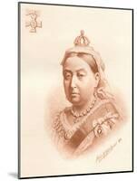 Her Majesty the Queen, Empress of India, 1884-Rudolf Blind-Mounted Giclee Print