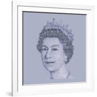 Her Majesty the Queen-Mike Edwards-Framed Art Print