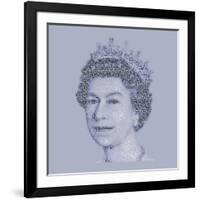 Her Majesty the Queen-Mike Edwards-Framed Art Print