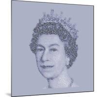 Her Majesty the Queen-Mike Edwards-Mounted Art Print