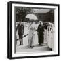 Her Majesty Walking Through the Guard of Honour of Nurses of Rn Hospital, Hull, 20th Century-null-Framed Photographic Print